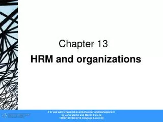 HRM and organizations