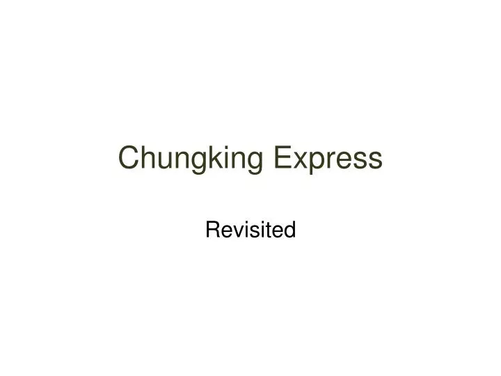 chungking express