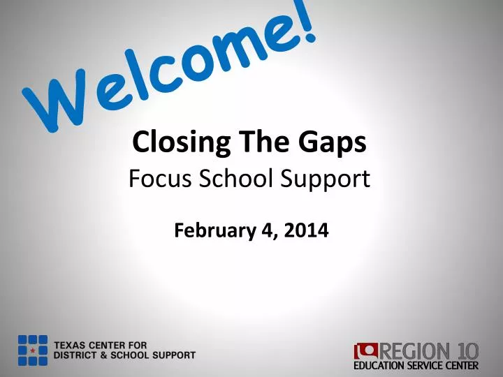 closing the gaps focus school support