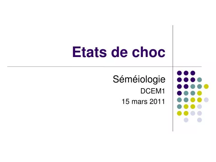 s m iologie dcem1 15 mars 2011