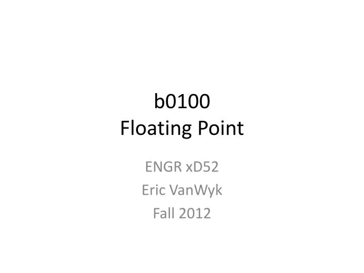 b0100 floating point