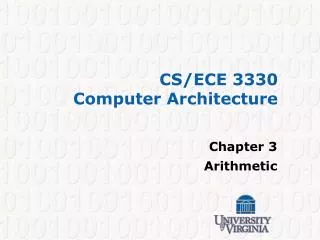 CS/ECE 3330 Computer Architecture