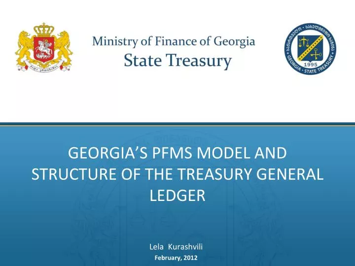 georgia s pfms model and structure of the treasury general ledger