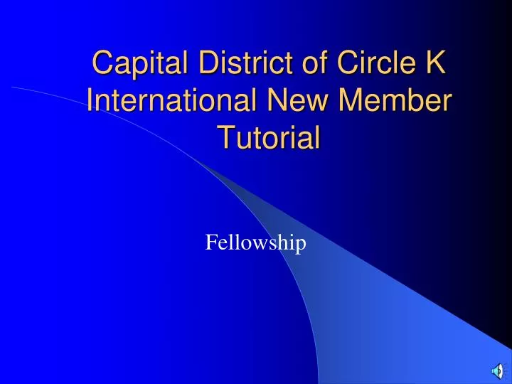 capital district of circle k international new member tutorial