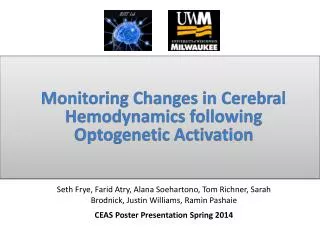 Monitoring Changes in Cerebral Hemodynamics following Optogenetic Activation