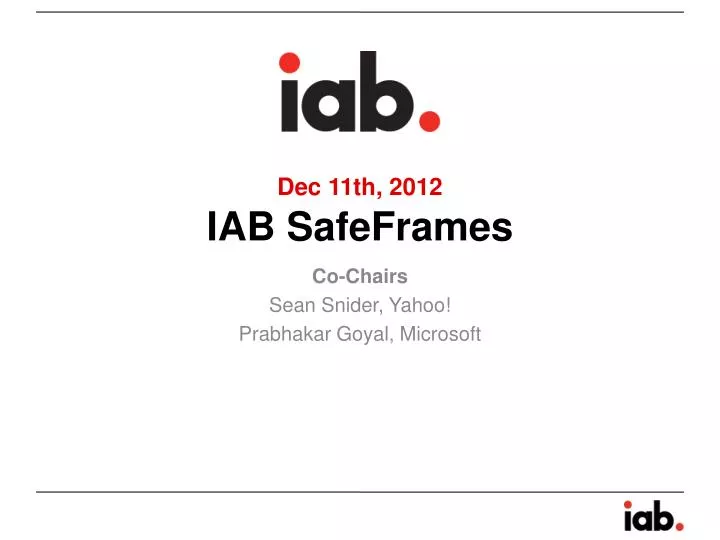 iab safeframes