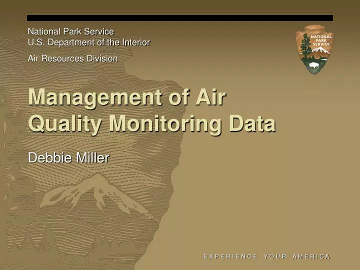 management of air quality monitoring data