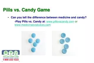 Pills vs. Candy Game