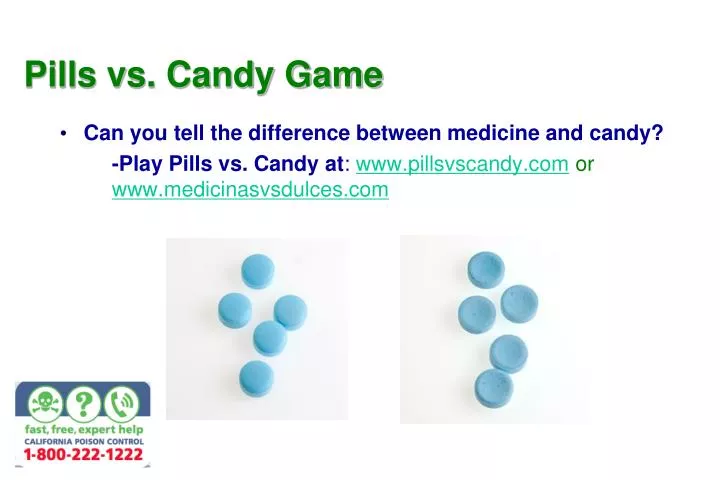pills vs candy game