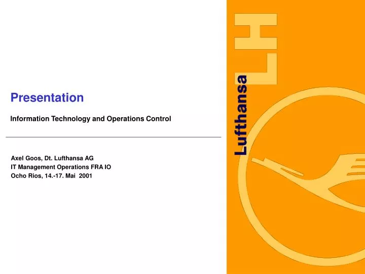 presentation information technology and operations control