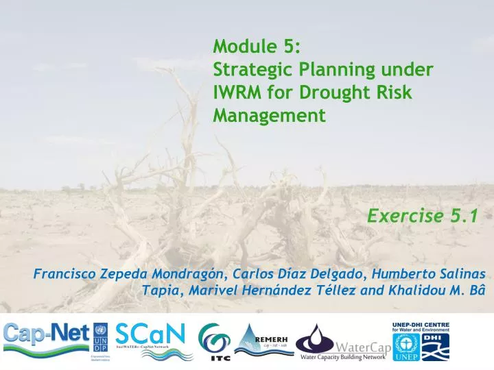 module 5 strategic planning under iwrm for drought risk management