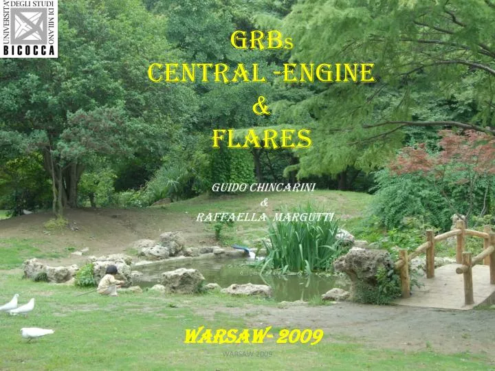 grb s central engine flares