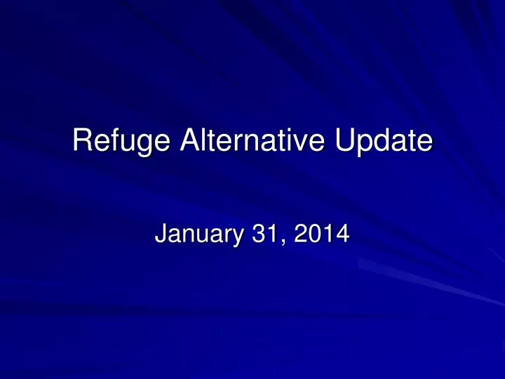 refuge alternative update