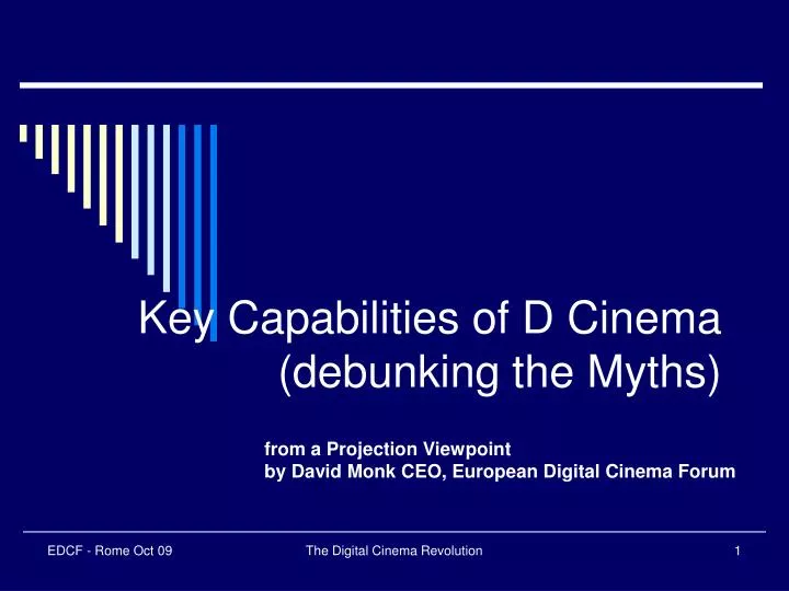 key capabilities of d cinema debunking the myths