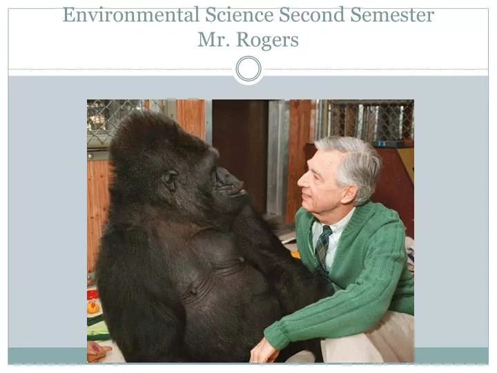 environmental science second semester mr rogers