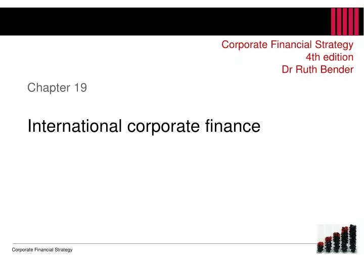 chapter 19 international corporate finance