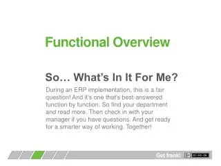 Functional Overview