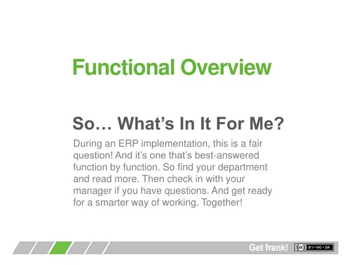 functional overview