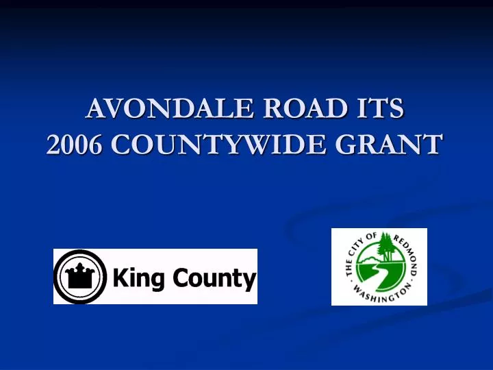 avondale road its 2006 countywide grant