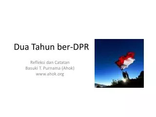 dua tahun ber dpr