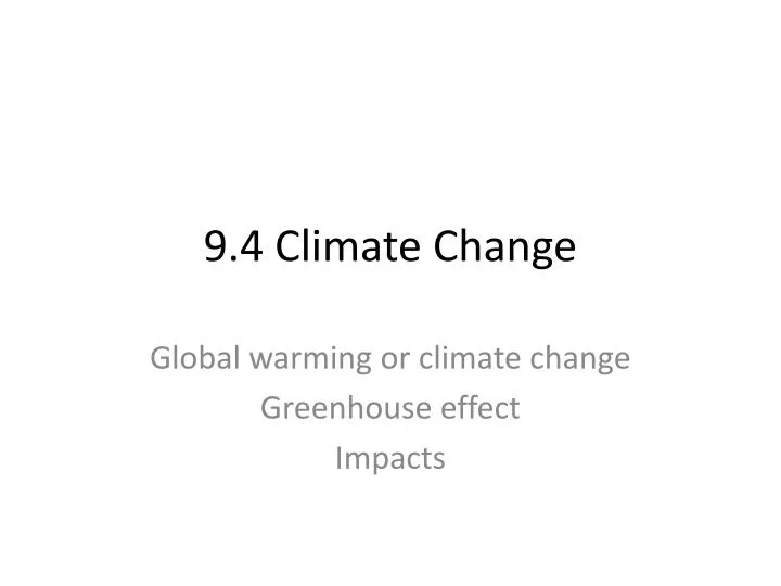9 4 climate change