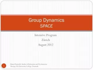 Group Dynamics SPACE