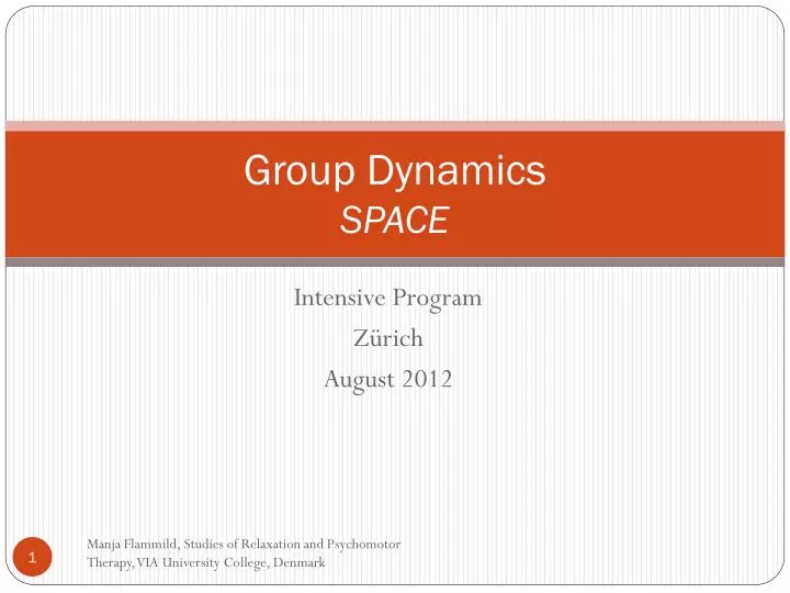 group dynamics space