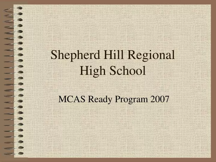shepherd hill regional high school