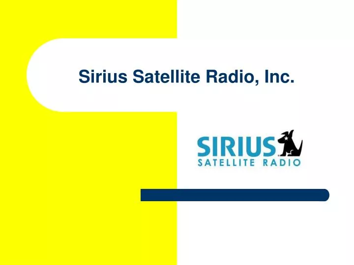 sirius satellite radio inc