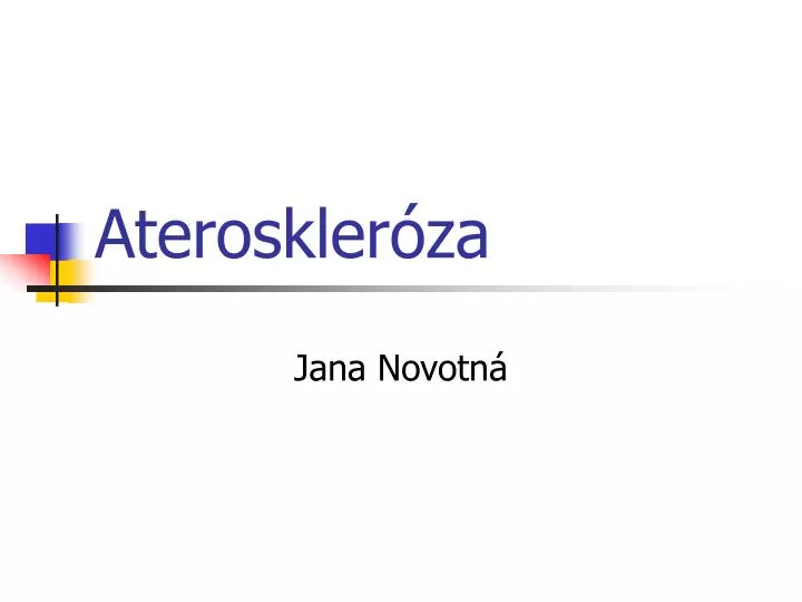 ateroskler za