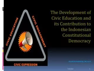 Theoretical Framework o f Civic Education