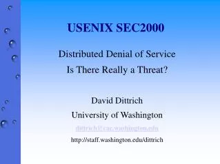 USENIX SEC2000