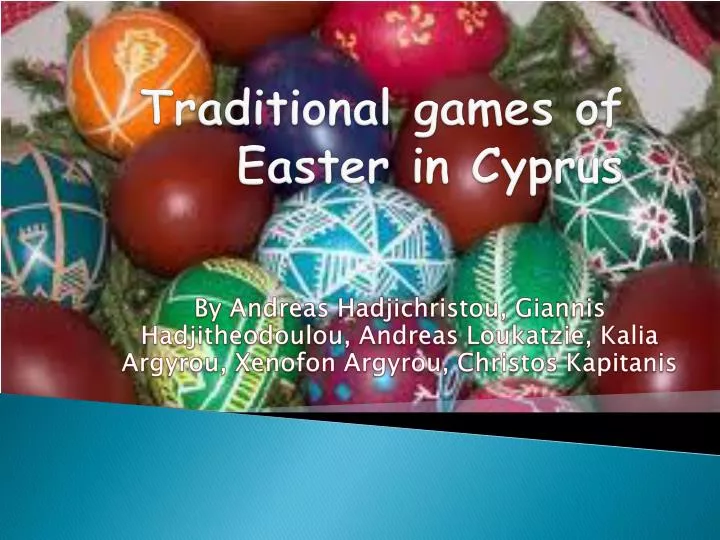 traditional games of easter in cyprus