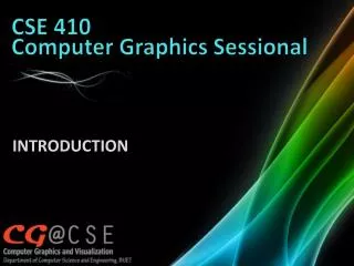 CSE 410 Computer Graphics Sessional