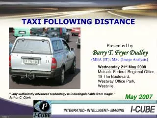TAXI FOLLOWING DISTANCE