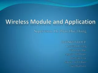 Wireless Module and Application