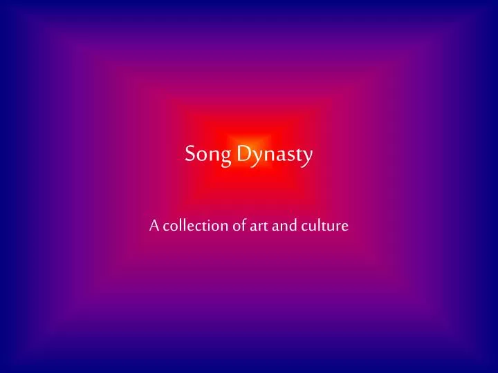 song dynasty