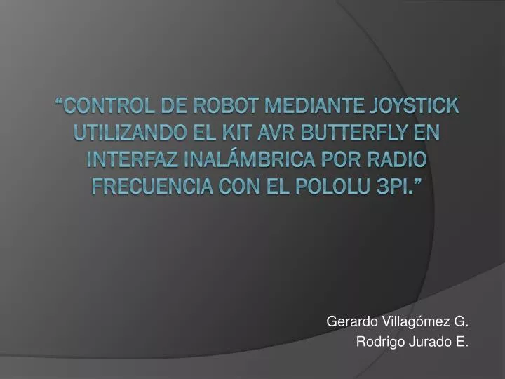 gerardo villag mez g rodrigo jurado e