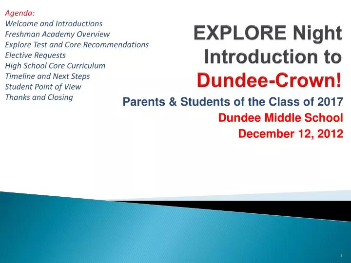 explore night introduction to dundee crown