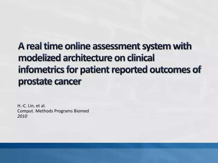 h c lin et al comput methods programs biomed 2010