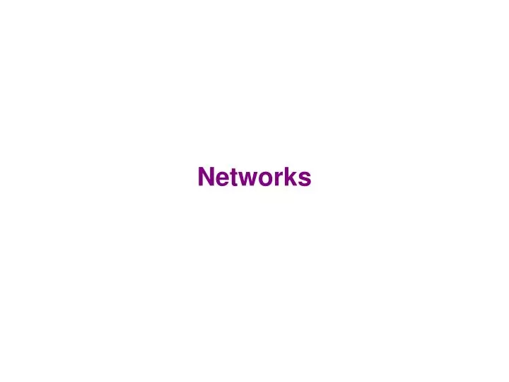 networks