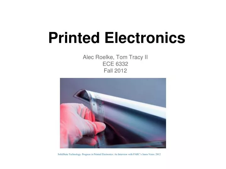 printed electronics