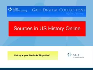 Sources in US History Online