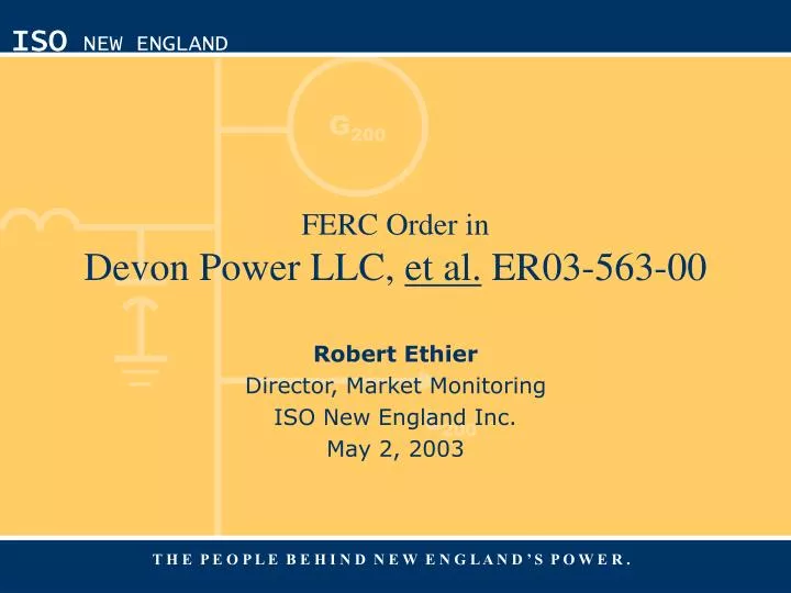 ferc order in devon power llc et al er03 563 00