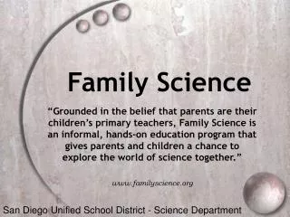 Family Science