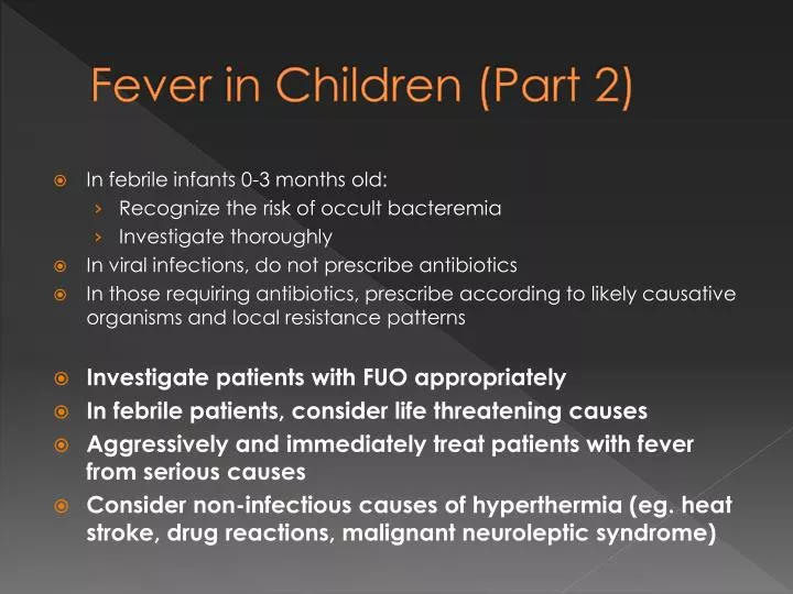 fever in children part 2