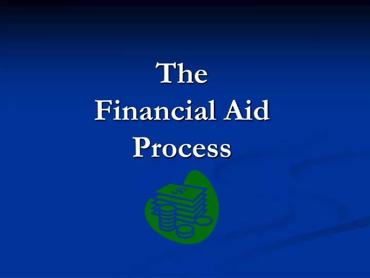 the financial aid process