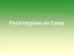 Food Hygiene on Camp - slide 1