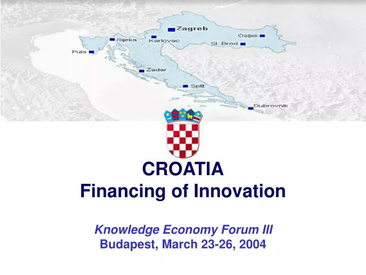 croatia financing of innovation