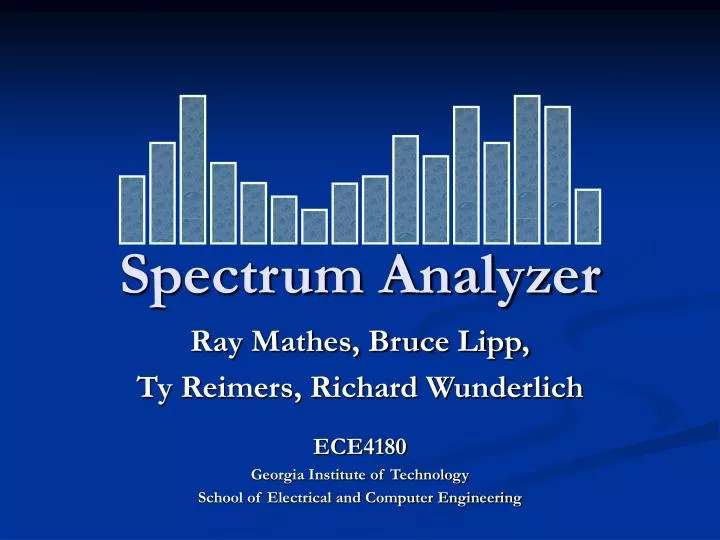 spectrum analyzer